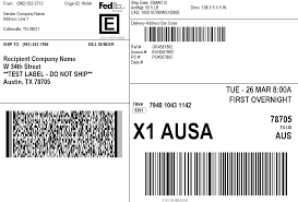 print shipping labels with fedex