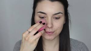 apply foundation with a sponge