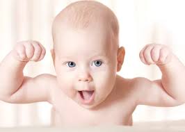 strong baby stock photos royalty free