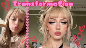 tik tok makeup transformation you