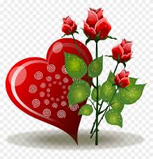 beautiful clip art love red roses png
