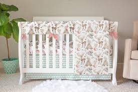 Woodland Girl Crib Bedding Set Baby
