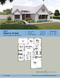 Find small farmhouse homes, small cabin designs & more with porches! 1 Story Modern Farmhouse Plan Cherry Creek Farmhouse Floor Plans Modern Farmhouse Plans House Plans Farmhouse