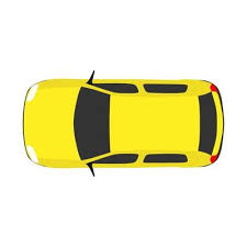 car top view vector art icons and