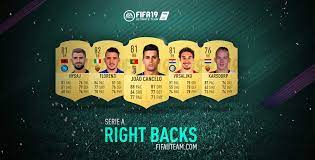 Analysis to the fifa 21 serie a defenders and their attributes. Fifauteam On Twitter These Are Our Favourite Right Backs From Serie A Fifa19 Https T Co Biqrv5jf9q 01 81 Joao Cancelo 02 82 Alessandro Florenzi 03 81 Sime Vrsaljko 04 81 Elseid Hysaj 05 76 Rick Karsdorp Https T Co