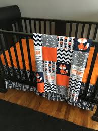 Baby Boy Crib Bedding Set In Navy