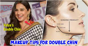 makeup tips to hide a double chin