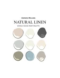 Natural Linen Coordinating Colors