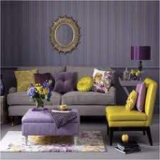 purple gray and yellow ideas decor