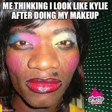 too much makeup memes flip