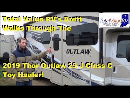 2019 thor outlaw cl c toy hauler