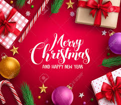 They're a great first line of a message and you can personalize further with your own wishes too. Christmas Card Vector Background With Merry Christmas Greeting Royalty Free Cliparts Vectors And Stock Illustration Image 109691662