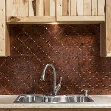 Set of 4 copper tiles ~ kitchen backsplash ~ outdoor ~ 4 x 4 tileze 5 out of 5 stars (21) $ 60.00. Fasade Monaco Decorative Vinyl 18in X 24in Backsplash Panel In Moonstone Copper 5 Pack Overstock 32191941