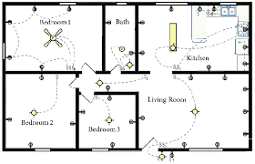 2d plan of the single family house 2d