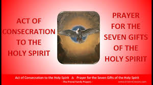 act of consecration to the holy spirit