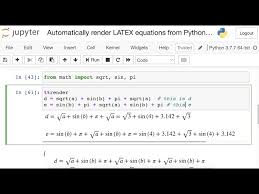 Automatically Render Latex Equations