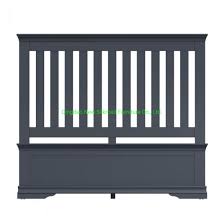 grey queen size double bed frame