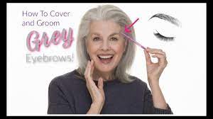 how to cover and define gray eyebrows