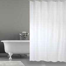 white shower curtains for bathroom