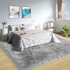 latepis sheepskin rug 8x10 faux fur