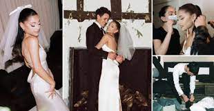 Ariana grande revealed photos from her intimate wedding to dalton gomez on wednesday (may 26). Snyfm6wi4ugqbm