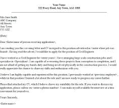Civil Engineer Cover Letter Sample Lettercv Com