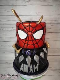 I wrote the happy birthday in black icing. Black Panther Spider Man Cake Cake Me Away Designs Facebook