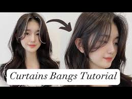 how to cut your own side bangs