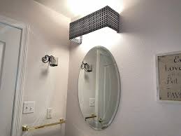 bathroom vanity light makeover diy