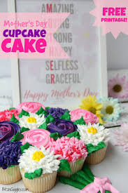 day cupcake cake free printable