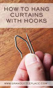 how to hang curtains with hooks grand