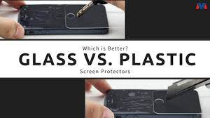 tempered glass and plastic glass