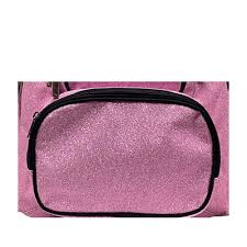 backpack clic pink sparkle with