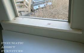 We began the new trim installation with the most basic of window framing and added a sill (often called a stool) and jamb extensions. Pneumatic Addict Furniture Putting On Eyeliner Diy Window Trim Diy Window Trim Diy Window Interior Window Trim