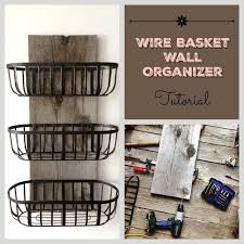 Rustic Wire Baskets For The Kitchen