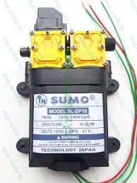 GIÁ TỐT] Máy bơm đôi SUMO tăng áp lực nước mini 12V 130W Lưu lượng 10-12  LPM - Máy Rửa Xe - Máy Bơm Tăng Áp - Máy Xịt Rửa - Tự