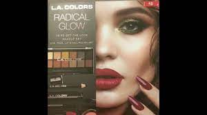 l a colors radical glow makeup set