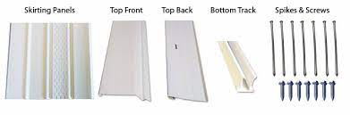 mobile home skirting package for 16 x80