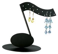 note earring rack jewelry display