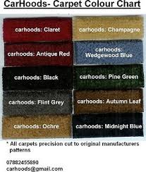 Triumph Stag Mk1 Mk2 Carpet Set Choice Of Colours New