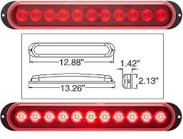 Thinline Sealed Led Stop Turn Tail Light For Over 80 Wide Applications Detroit Hitch