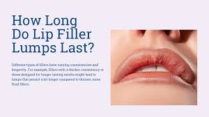 do lip filler lumps go away on their own