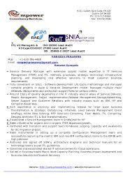 Itil resume download resume for manager position itil v3 foundation. Doc Resume Shebaa Anbu Academia Edu