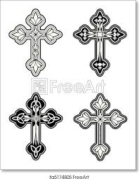 Made of resin and hand painted silver color accents to bring out the beauty of the cross. Free Art Print Of Celtic Cross A Group Of Ornate Celtic Cross Designs Freeart Fa5174805