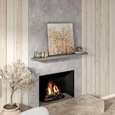 Gray Fireplace Mantels Surrounds For