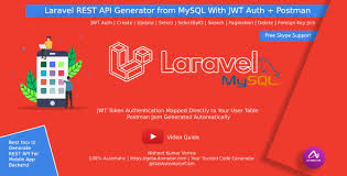 laravel rest api generator from mysql