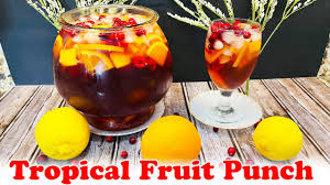 easy tropical fruit punch recipe you