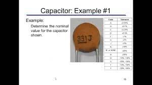determining the value of a capacitor