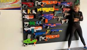 Every day it's been like this and it got to the point where i just couldn't take it anymore and we tried using a large, shallow bin under the bed. Video Roxy Jacenko S Son Has A Massive Wall To Store His Nerf Blasters Readsector