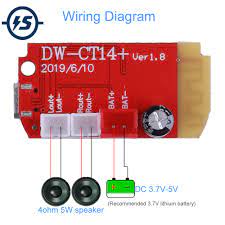 Stereo Bluetooth Board Ct14 Micro 5.0 Power Amplifier Module 5vf 5w+5w Mini  With Charging Port For Refitting Idle Sound Box - Integrated Circuits -  AliExpress